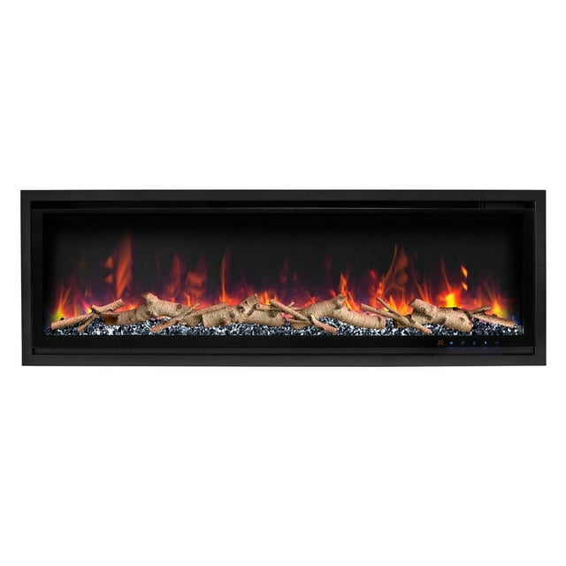 ActiveFlame Pro Series Black Diamond Electric Fireplace, 60IN