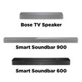 Bose Smart Soundbar 600 TV Wireless Bluetooth Surround Sound Speaker System, Black - image 9 of 10