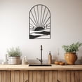 thumbnail image 5 of LaModaHome Exclusive Sunny Road And Window Metal Wall Art – Durable & Artistic Metal Wall Art for Home and Office Decor, Perfect for Any Interior Design Aesthetic, 5 of 5