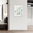 thumbnail image 4 of Farmhouse Bathroom Floral Wall Art Rustic Bathroom Flower Botanical Pictures Wall Decor Country Floral Plant Canvas Prints Painting Modern Home Framed Artwork for Living Room Bedroom Office 12"x16", 4 of 6