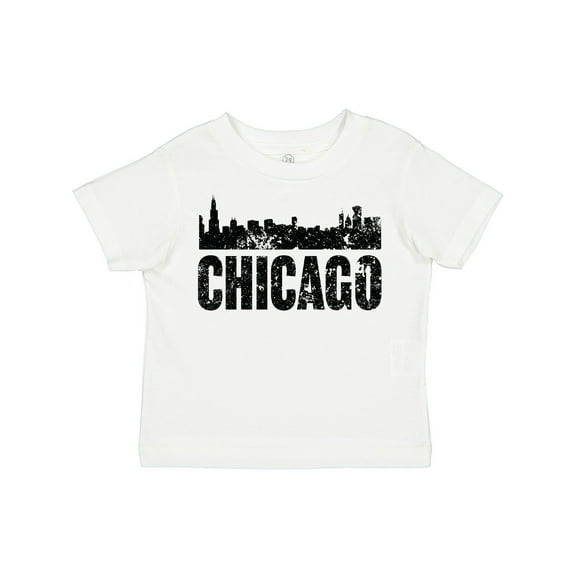 Inktastic Chicago Skyline Grunge Boys or Girls Toddler T-Shirt