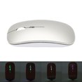 thumbnail image 3 of Ultra Thin 2.4G  Mouse, 1600DPI Color Backlight Gaming Mouse With 2.4G Receiver For Laptop, Mute Chargeable Mouse For Home, Office, Travel, 3 of 8