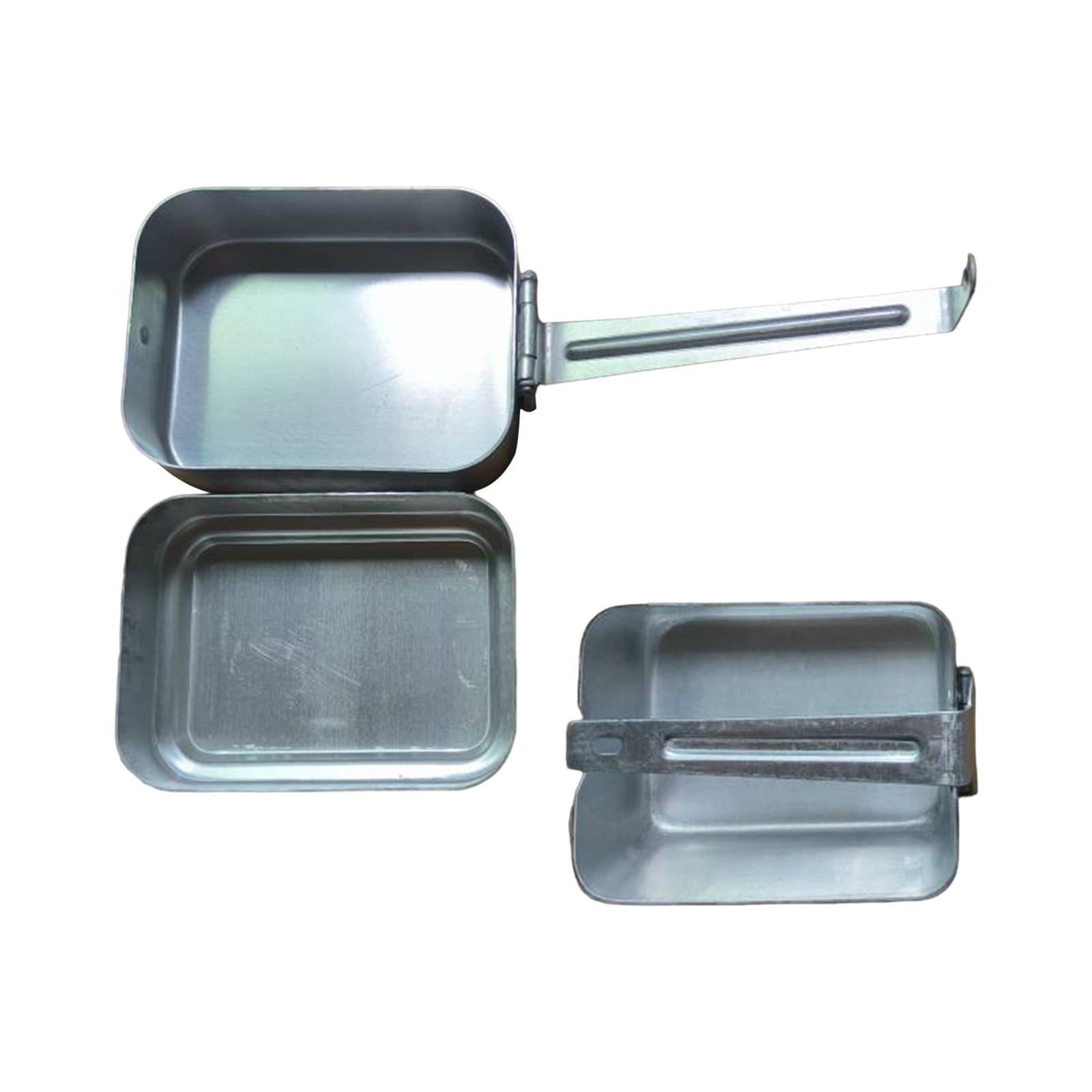 Fiocias Aluminum Bento Box Reusable Crack Resistant Lunchbox for Work Camping Picnic
