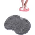 thumbnail image 1 of wonima11 Non-Slip Silicone Massage Pad, Declrationun Shower Foot & Back Scrubber Massage Pad, Wall Mounted Back Scrubber Bath Massager Cushion Brush with Non-Slip Suction Cups, for Women Men (Gray), 1 of 1