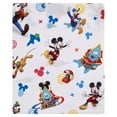 thumbnail image 3 of Disney Mickey Mouse 4pc Toddler Bedding Set, "Mickey Fun House", Blue, Green, Red, Toddler Boy, 3 of 12