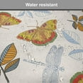 thumbnail image 7 of Autumn Chair Seating Cushion Set of 12, Butterfly Leaves Dragon Fly Flora Insects Romantic Season Illustration, Seat Pads with Anti-slip Backing, 16"x16", Eggshell and Marigold, by Ambesonne, 7 of 7