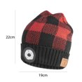 thumbnail image 4 of Sombrero De Luz Led 5LED Sombrero de punto Luz USB-C Faros Música Gorras Compatible con Bluetooth 5.0 (G) Wdftyju Para estrenar, 4 of 4