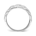 thumbnail image 4 of Satin Textured Nugget Ring in Sterling Silver with Rhodium Plating, 4 of 5