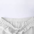 thumbnail image 3 of Xuyuer Womens Cotton Pants Wide Leg Loose Swimsuit Coverups Summer Pants Beach Vacation Outfits, 3 of 7