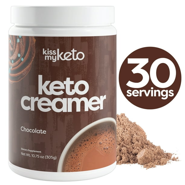 Kiss My Keto Creamer — Chocolate Cocoa ZeroCarb Coffee Creamer + MCT
