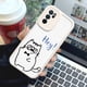 thumbnail image 3 of "Protege tu iPhone con estilo con una funda plateada de doble capa con un divertido diseño artístico", 3 of 4