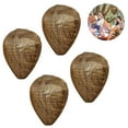 thumbnail image 2 of 4 Pieces Waterproof Wasp Nest Decoys Hanging Hornet Deterrents Fake Cloth Wasp Nest Non-Toxic Bee Decoy Deterrent for Home and Garden Outdoors, 2 of 9