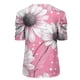 thumbnail image 4 of Blusas de Manga Corta para las Mujeres, Blusa de Camiseta Suelta Casual Hecha de Tela Cómoda para Todo el Uso Diario de Temporada, Blusas para las Mujeres Casual, 4 of 9