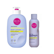 eos Shea Better 24H Moisture, Vanilla Cashmere Body Lotion & Body Oil Bundle