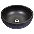thumbnail image 1 of Spa World LS-AZ174 Stellar Series Ceramic Round Vessel Sink - Black, 1 of 3