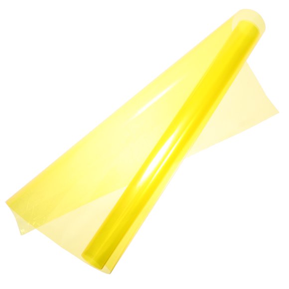 Minkissy Auto Tint Film for Car Owners Scratch Protection Yellow PVC 1Pack