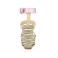 thumbnail image 2 of BLISSFUL STEP Women's Shoes Espadrille Wedge Ankle Buckle T-Strap Platform Sandals Pink 7.5, 2 of 5
