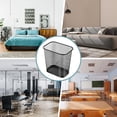 thumbnail image 5 of 6 Pieces Mesh Square Trash Cans 4 Gallons Wire Wastebasket for Home Black Metal Office Garbage Cans Rectangular Open Top Trash Bin for Kitchen Bathroom Bedroom Dorm Room, 11.7 x 8.5 x 11.8 Inch, 5 of 7