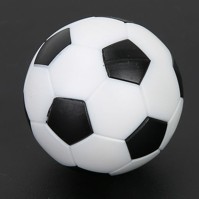 Table Soccer Ball, ABS Black White Mini Foosball Ball Replacement for Table Soccer Enthusiasts