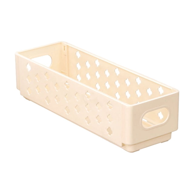 Caja organizadora plegable para el hogar, la cocina, el escritorio o el armario. Contenedor de cosméticos plegable con orificios de ventilación. Cubo de plástico apilable para tocador, baño u