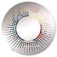 thumbnail image 2 of Designart "Unveiled Sunsets at Monuments I" Monuments Starburst Round Wall Mirror - Architecture Oval Printed Decorative Mirror - Multiple Color Options, 2 of 5