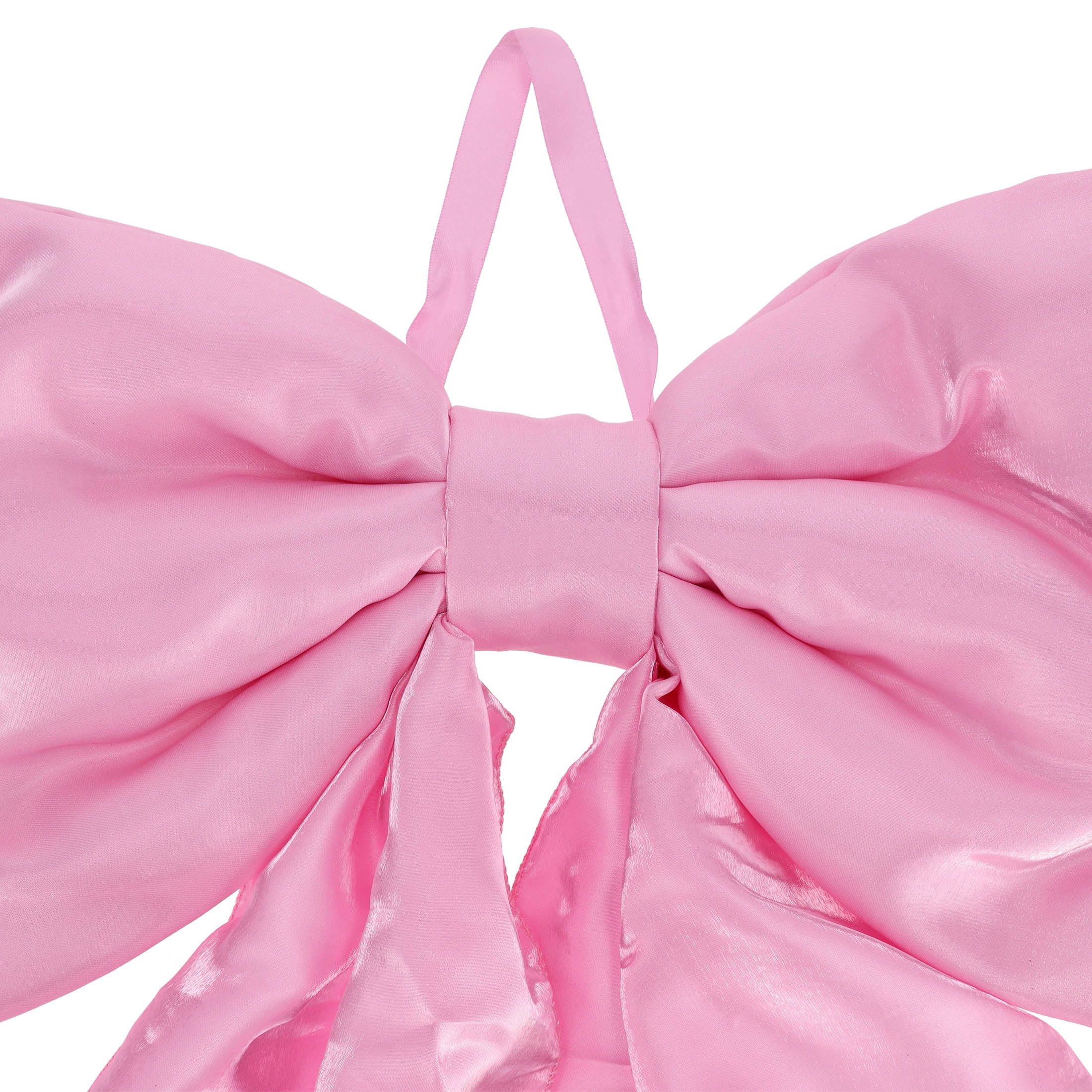 Satin Bow Christmas Tree Topper, Pink, 7', by Holiday Time