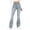 Light Blue, variant on Women's Y2K High Waist Flare Jeans Stretchy Straight Leg Loose Fit Denim Pants Full Length Casual Long Jeans with Side Pockets Fall Trendy Street Clothes