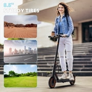 Electric Scooters for Adults&Teen, 550W Motor 19Mph Top Speed E-Scooter, 21 Miles Range, Folding w/Side Lights, UL2272 Dual Brake & App
