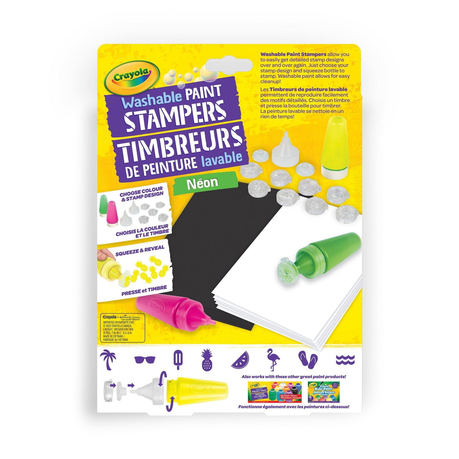 Timbreurs de peinture néon