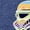 HEATHER NAVY, variant on - Easter Stormtrooper Heads Toddler Girls' Toddler Short Sleeve Graphic T-Shirt