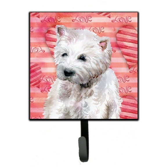 Westie Love Leash or Key Holder Red