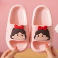 thumbnail image 2 of kpoplk Kids Solid Color Slippers Unisex Child Boys Girls Slide Sandals for Kids Flip Flops Comfy Shower Slippers Beach Garden Shoes(Pink,9.5), 2 of 7