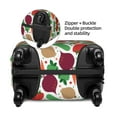thumbnail image 4 of Easygdp Vegetables Print Elastic and Washable Suitcase Protective Cover with Hidden Zipper Fits 18-32 inch Luggage -X-Large, 4 of 9