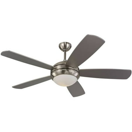Monte Carlo Discus Five Bladed 52 Inch Ceiling Fan - Blades and Light Kit Includ