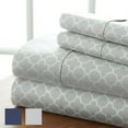 thumbnail image 3 of Simply Soft Geometric Patterned 4 Piece Bed Sheet Set, 3 of 5