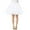 White, variant on EDFBUYKRS Female Skirts Long Maxi Skirt Flowy 2 Women's Solid Color Tutu Skirt Party Performance Skirt Casual Beach School Dance Skirt Spring Summer Basic A Line Skirt