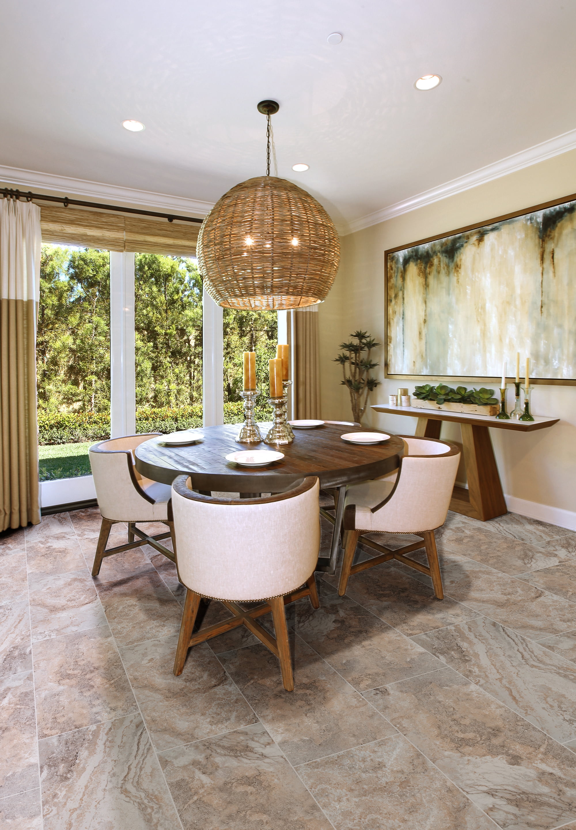 Napa Beige 12 in. x 24 in. Glazed Ceramic Floor Tile ( 16 sq. ft. / case)
