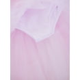 thumbnail image 7 of YONGHS Kids Girls Ballet Camisole Skirted Leotard Ballerina Princess Tutu Dress with Arm Sleeves Pink 13-14, 7 of 7