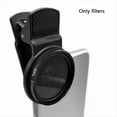 thumbnail image 2 of CPL Filter Lens Portable Circular Polarizer with Phone Clip Enhances Photography By Reducing Glare & Reflections,1 x CPL Filter Lens,Black, 2 of 6