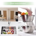 thumbnail image 3 of Kojooin Undermount Single Bowl Kitchen Sink, Stainless Steel Deep Basin for Kitchen Washing, Freestanding or Wall Mount, Portable Standing Utility Sink, Includes Bottom Set & Accessories, 3 of 7
