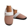 thumbnail image 4 of Povozer Women's Indoor Bedroom Slipper with Memory Foam, Wool-Like House Shoe with Anti-Skid Rubber Sole for Ladies(Khaki,7.5), 4 of 6
