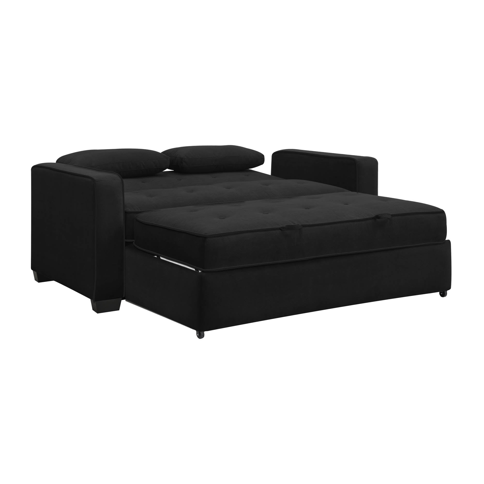 Serta Ainsley Sofa Sleeper, Charcoal Gray Fabric