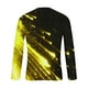 thumbnail image 4 of Blusas y camisas de manga larga y cuello redondo para hombre, camisetas casuales con estampado de moda y cuello redondo, blusas de licra de manga corta para hombre., 4 of 4