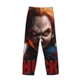 thumbnail image 3 of Lsque Chucky Print Men's Pajama Pants, Lounge Pant - Comfortable Home Wear,Elastic Waistband, Stylish Design-Medium, 3 of 9