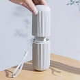 thumbnail image 2 of Rongfmy Portable Toothbrush Storage Box, Multifunctional Toothbrush Travel Container for gray, 2 of 7