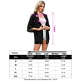 thumbnail image 5 of Women's Open Front 3/4 Ruffled Sleeve Lightweight Beach Chiffon Kimono Cardigan Swimsuit Cover Ups, 5 of 5