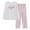 A-Light Pink116, variant on Yuanlong Womens Pajama Sets Cartoon Pajamas Suit For Women Crew Neck Long Sleeved Plaid Wide Pants Sleepwear Two Piece Set