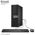 thumbnail image 1 of Dell OptiPlex 5050 SFF, Intel Quad Core i5-6500 up to 3.6 GHz, 12G DDR4 RAM, 256G SSD, DVDRW, WiFi, Bluetooth, Windows 10 Pro 64 Bit (EN, FR, ES)-Refurbished, 1 of 7