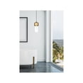 thumbnail image 2 of Living District Ashwell 5 Inch Pendant Clear Shade in Satin Gold, 2 of 10