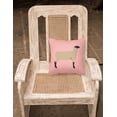 thumbnail image 2 of Carolines Treasures BB7976PW1818 Hampshire Down Sheep Pink Check Fabric Decorative Pillow, 18 x 18 in., 2 of 2